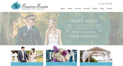 Desktop Screenshot of creativeeventsfl.com